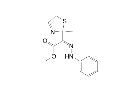 (2-(2-METHYL-2,5-DIHYDRO-1,3-THIAZOL-2-YL)-2-PHENYLHYDRAZONO-ACETIC-ACID,ETHYLESTER