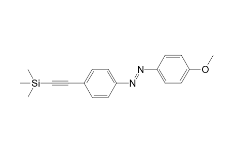 (E)-1-(4-Methoxyphenyl)-2-{4-[(trimethylsilyl)ethynyl]phenyl}-diazene
