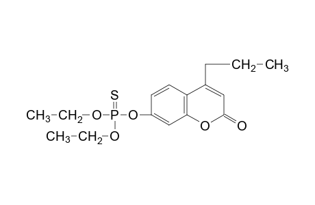 7-hydroxy-4-propylcoumarin, O-ester with O,O-diethyl phosphorothioate