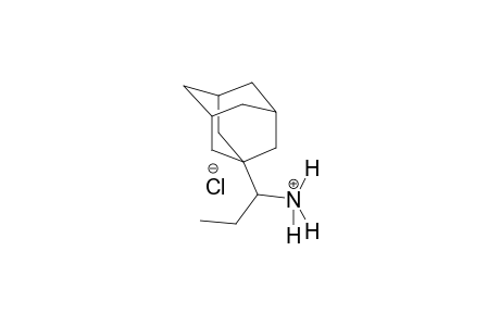 tricyclo[3.3.1.1~3,7~]decane-1-methanaminium, alpha-ethyl-, chloride