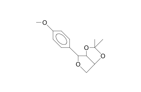 (3a.alpha.,4.alpha.,6a.alpha.)-Tetrahydro-4-(4-methoxy-1-phenyl)-2',2'-dimethyl-furo-[3.4-D]-1',3'-dioxole