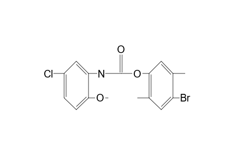 5-chloro-2-methoxycarbanilic acid, 4-bromo-2,5-xylyl ester