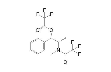 [(1S,2S)-2-[methyl-(2,2,2-trifluoroacetyl)amino]-1-phenyl-propyl] 2,2,2-trifluoroacetate