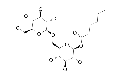 6-O-(BETA-D-GLUCOPYRANOSYL)-1-O-HEXANOYL-BETA-D-GLUCOPYRANOSE