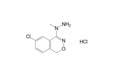 6-chloro-4-(1-methylhydrazino)-1H-2,3-benzoxazine, monohydrochloride