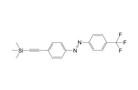 (E)-1-[4-(Trifluoromethyl)phenyl]-2-{4[(trimethylsilyl)ethynyl]-phenyl}diazene