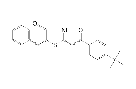 5-benzylidene-2-(p-tert-butylphenacylidene)-4-thiazolidinone