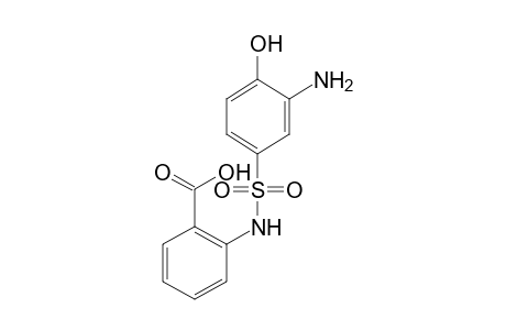 N-[(3-amino-4-hydroxyphenyl)sulfonyl]anthranilic acid