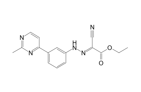2-cyanoglyoxylic acid, [m-(2-methyl-4-pyrimidinyl)phenyl]hydrazone