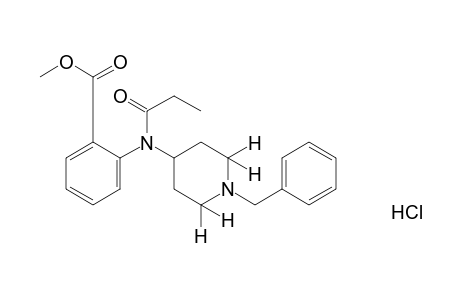 N-(1-benzyl-4-piperidyl)-N-propionylanthranilic acid, methyl ester,  monohydrobromide