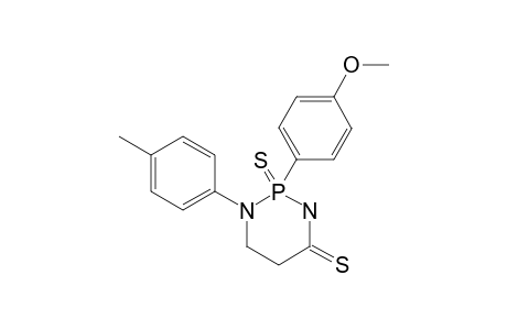 1-(4-METHYL)-PHENYL-2-(4-METHOXY)-PHENYL-1,3,2-DIAZAPHOSPHORINE-4-THIONE_2-SULFIDE;ISOMER_1