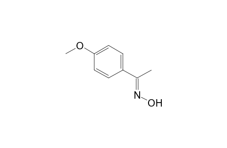 Acetophenone, 4'-methoxy-, oxime