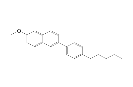 2-Methoxy-6-(4-pentylphenyl)naphthalene