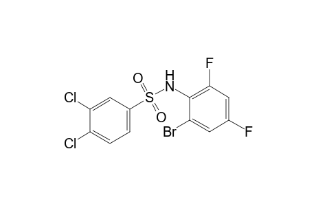 2'-bromo-3,4-dichloro-4',6'-difluorobenzenesulfonanilide