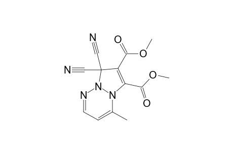 8,8-Dicyano-4-methyl-pyrazolo[1,2-a]triazine-6,7-dicarboxylic acid dimethyl ester
