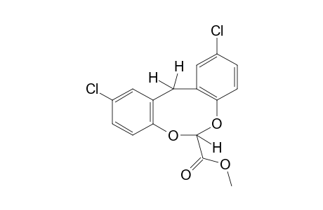 2,10-dichloro-12H-dibenzo[d,g][1,3]dioxocin-6-carboxylic acid, methyl ester