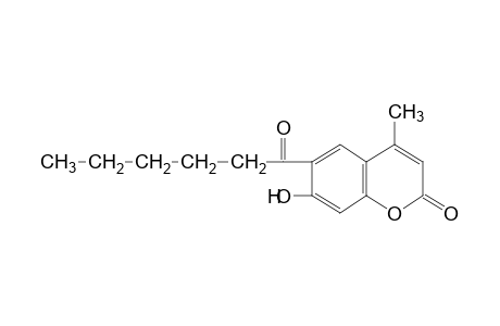 6-hexanoyl-7-hydroxy-4-methylcoumarin
