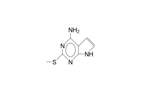 4-Amino-2-methylthio-7H-pyrrolo(2,3-D)pyrimidine