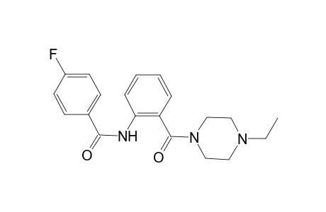 N-[2-(4-Ethyl-piperazine-1-carbonyl)-phenyl]-4-fluoro-benzamide
