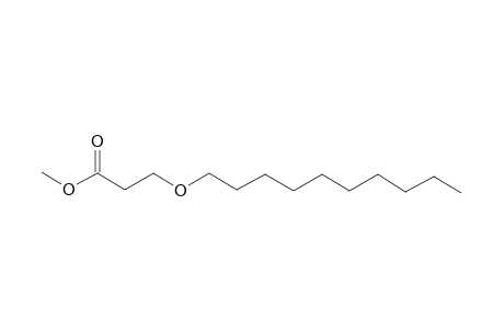 3-(decyloxy)propionic acid, methyl ester