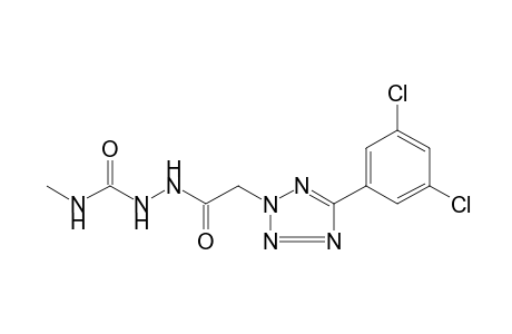 1-{[5-(3,5-dichlorophenyl)-2H-tetrazol-2-yl]acetyl}-4-methylsemicarbazide