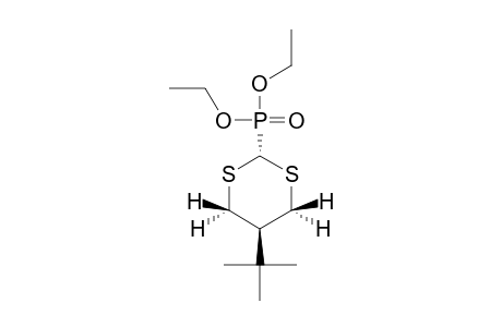 trans-5-tert-Butyl-2-(diethoxyphosphoryl)-1,3-dithiane