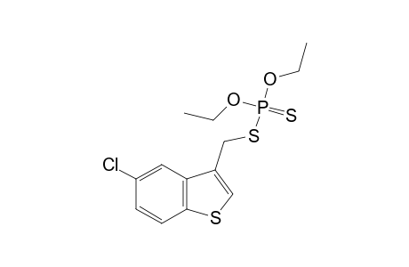 Phosphorodithioic acid, S-[(5-chlorobenzo[b]thien-3-yl)methyl], O,O-diethyl ester