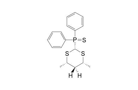 r-2-[Diphenyl(thiophosphinoyl)]-c-4,c-6-dimethyl-1,3-dithiane