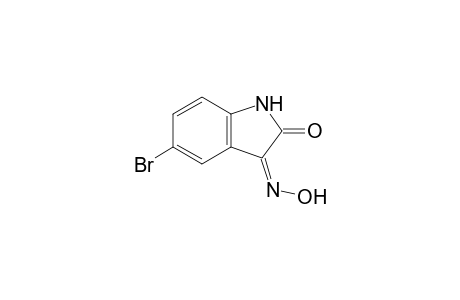 (3Z)-5-bromo-1H-indole-2,3-dione 3-oxime
