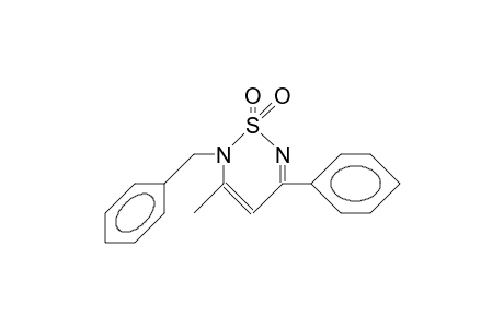 2-Benzyl-5-phenyl-3-methyl-1,2,6-thiadiazine-1,1-dioxide