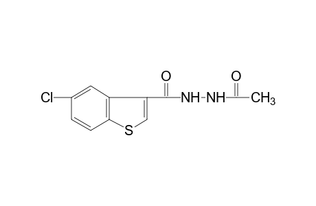 1-acetyl-2-[(5-chlorobenz[b]thien-3-yl)carbonyl]hydrazine
