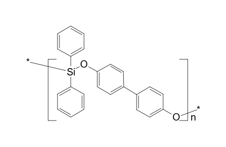 Poly(4,4'-dioxybiphenyl-diphenylsilane)