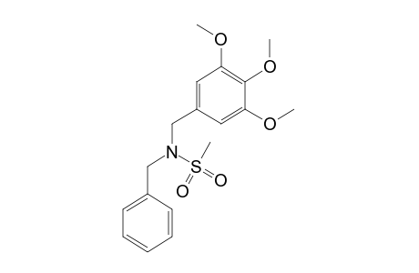N-benzyl-N-(3,4,5-trimethoxybenzyl)methanesulfonamide