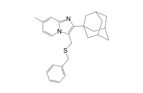 2-(1-adamantyl)-3-[(benzylthio)methyl]-7-methyl-imidazo[1,2-a]pyridine