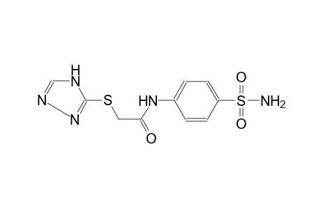 acetamide, N-[4-(aminosulfonyl)phenyl]-2-(1H-1,2,4-triazol-5-ylthio)-