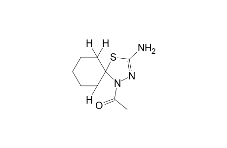 1-acetyl-3-amino-4-thia-1,2-diazaspiro[4.5]dec-2-ene