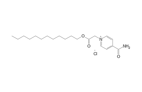 4-carbamoyl-1-(carboxymethyl)pyridinium chloride, dodecyl ester