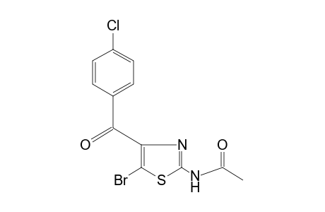 N-[5-BROMO-4-(p-CHLOROBENZOYL)-2-THIAZOLYL]ACETAMIDE