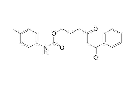 Carbamic acid, N-(4-methylphenyl)-, 4,6-dioxo-6-phenylhexyl ester