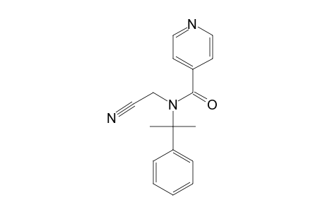 N-CYANOMETHYL-N-(1-METHYL-1-PHENYLETHYL)-ISONICOTINAMIDE