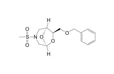 (1S,5S,7R)-7-Benzyloxymethyl-3-methanesulfonyl-6,8-dioxa-3-azabicyclo[3.2.1]octane