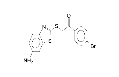 2-[(6-amino-1,3-benzothiazol-2-yl)sulfanyl]-1-(4-bromophenyl)ethanone