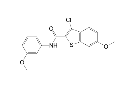 Benzo[b]thiophene-2-carboxamide, 3-chloro-6-methoxy-N-(3-methoxyphenyl)-