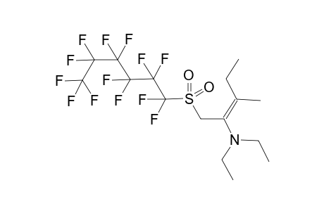 Diethyl-[2-methyl-1-(tridecafluorohexane-1-sulfonylmethyl)-but-1-enyl]-amine