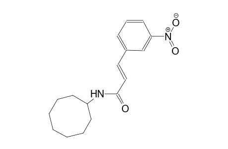 (2E)-N-cyclooctyl-3-(3-nitrophenyl)-2-propenamide