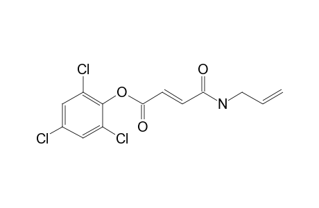 Fumaric acid, monoamide, N-allyl-, 2,4,6-trichlorophenyl ester