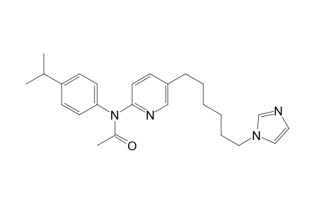 Acetamide, N-[5-[6-(1H-imidazol-1-yl)hexyl]-2-pyridinyl]-N-[4-(1-methylethyl)phenyl]-