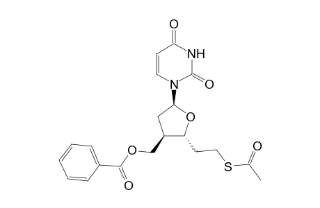 1-(2S,4R,5R)-4-[(benzoyloxy)methyl]-5-[2-(acetylthio)ethyl]tetrahydrofuran-2-yl]uracil