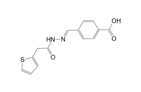 4-{(E)-[(2-thienylacetyl)hydrazono]methyl}benzoic acid