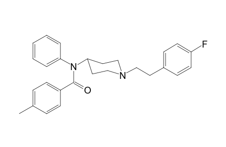 N-(1-[2-(4-Fluorophenyl)ethyl]piperidin-4-yl)-N-phenyl-4-methylbenzamide
